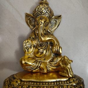 Brass Finish Ganesha RG10023