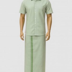 Dhoti set Green DS10010